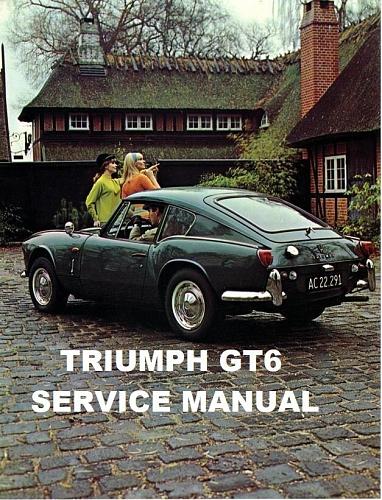 Triumph GT6 Vitesse Taller Servicio Y Reparaci&oacute;n Manuales - 625pgs Con / GT-6
