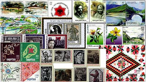 Albania Stamps 2018. Complete year all issues. Set and Souvenir sheet. MNH