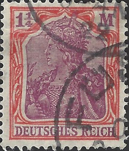 Germany Scott #210 Used VF 1 1/4 M 1920-1922 WMK 127 Stamp CV 975.00