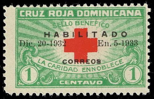 Dominican Rep. #265B Red Cross; MNH |DOR0265B-10XRS