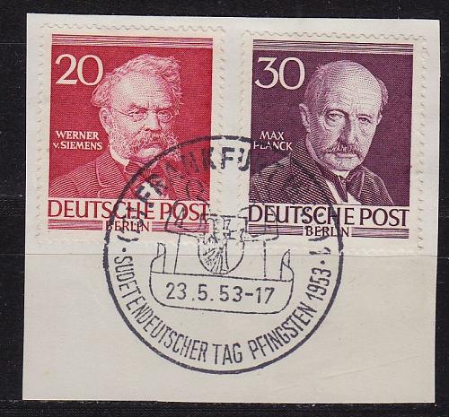 GERMANY BERLIN [1952] MiNr 0091 ex ( BStk ) [01] Sonder-O