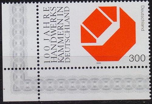 GERMANY BUND [2000] MiNr 2124 ( **/mnh ) [02] Eckrand