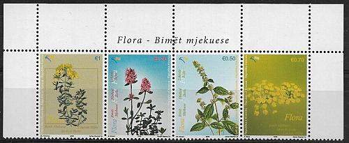 Kosovo Stamps 2008. FLORA - Medical Plants. Set MNH