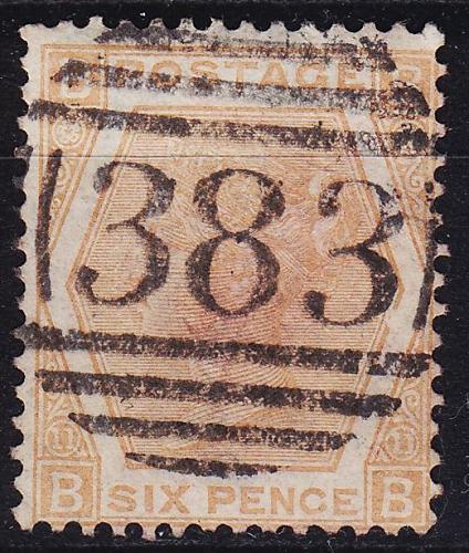 ENGLAND GREAT BRITAIN [1872] MiNr 0038 b Platte 11 ( O/used ) [02]