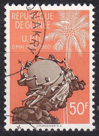 GUINEA [1960] MiNr 0048 ( O/used )