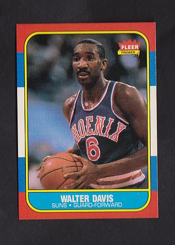 1986 Fleer Walter Davis Phoenix Suns #23 NM-MT