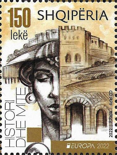 Albania Stamps 2022. Europa/CEPT: Stories and Myths. Set MNH