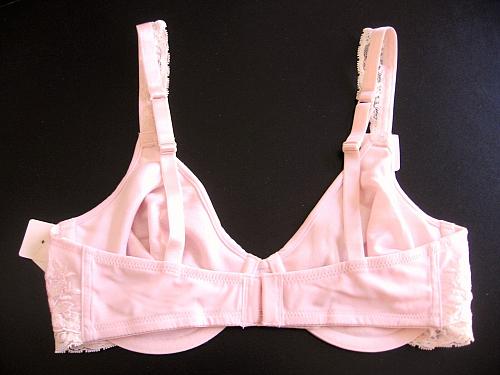 SB17 Eileen West 14405 Plush Lining Soft Cup Side Embroidered Floral Lace UW Bra