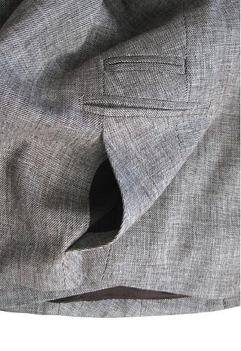 W2 Jones New York NEW Women's Cocoa 1-Button Long Sleeves Lined Linen Blazer 14W
