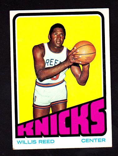 1972 Topps Basketball #129 Willis Reed NY Knicks HOF NM