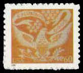 3646 60c Coverlet Eagle Fine MNH Plt/4 LR P2222 F04962