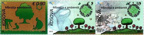 Kosovo Stamps 2024. Environmental Protection. Set MNH
