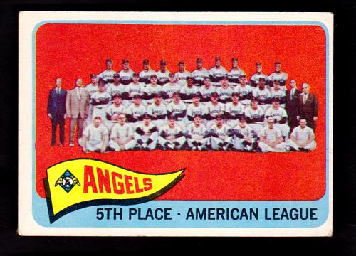 1965 Topps #293 Los Angeles Angels Team