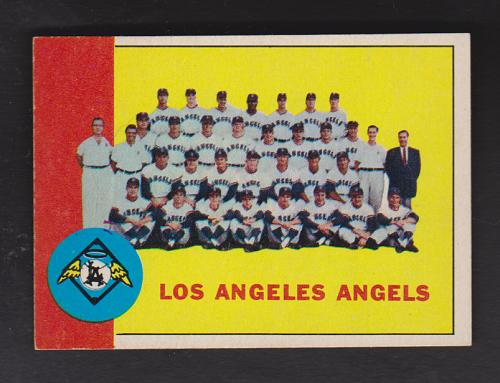 1963 Topps #39 Los Angeles Angels Team NM