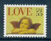 2958 55c Love Fine MNH