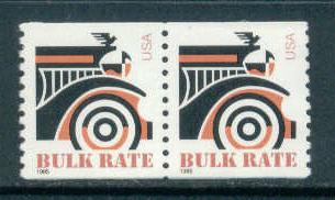 2905 10c Automobile Fine MNH Pair