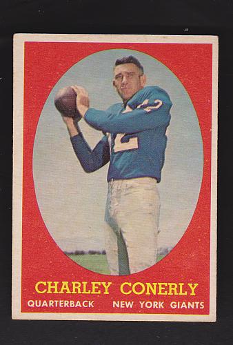 1958 Topps #84 Charley Conerly Giants NM