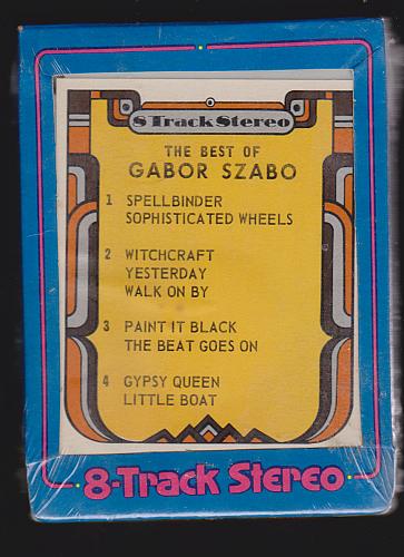 The Best Of Gabor Szabo 8 Track Tape New Sealed