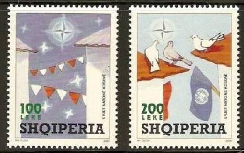 Albania 2004. 5 ANNIVERSARY OF NATO´s ENTRY IN KOSOVO. Set MNH