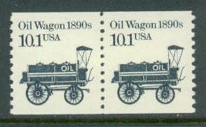 2130 10.1c Oil Wagon Fine MNH Dry Gum Pair