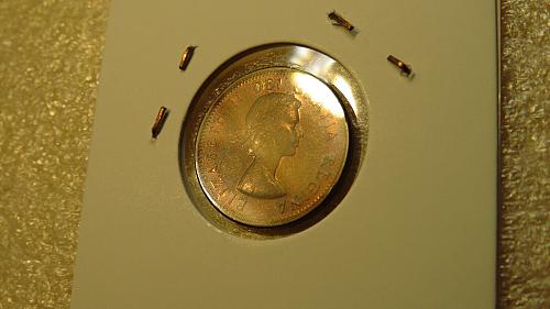 1962 Canada 1 cents 1 cent 1c One Penny One Cent Coin Queen Elizabeth II n2