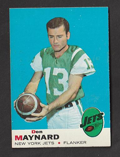 1969 Topps #60 Don Maynard Jets HOF Set Break NM