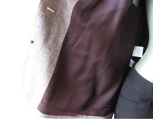 W2 Jones New York NEW Women's Cocoa 1-Button Long Sleeves Lined Linen Blazer 14W