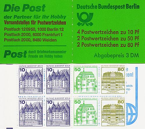 GERMANY BERLIN [Markenheft] MiNr 13 a ( **/mnh )