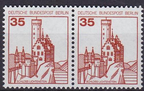 GERMANY BERLIN [1982] MiNr 0673 A 2er ( **/mnh ) Burgen Schl&ouml;sser