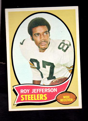 1970 Topps #205 Roy Jefferson Steelers Pack Fresh NM-MT