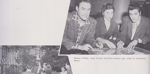 1957 Desoto Memphis State Yearbook With Elvis Presley Photo