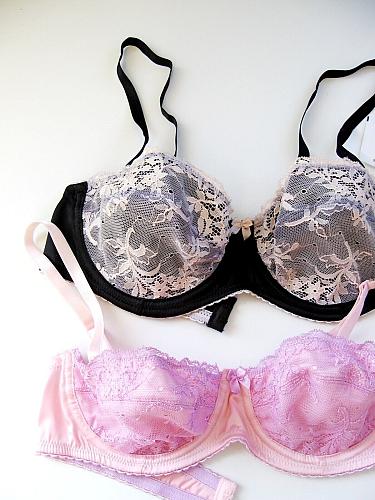 SB030 JLO by Jennifer Lopez NEW Embroidery Lace Satin Soft Cups UW Demi Bras