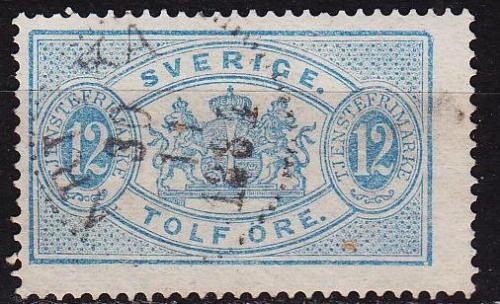 SCHWEDEN SVERIGE [Dienst] MiNr 0006 B a ( O/used )