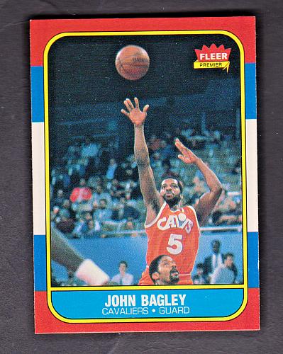 1986 Fleer #5 John Bagley Cavaliers NM-MT