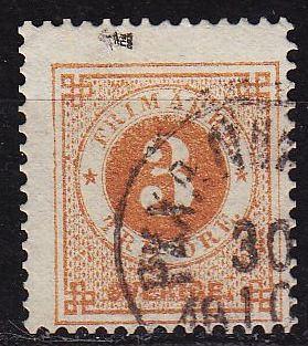 SCHWEDEN SVERIGE [1872] MiNr 0017 B ( O/used )
