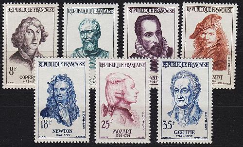 FRANKREICH FRANCE [1957] MiNr 1167-73 ( **/mnh )