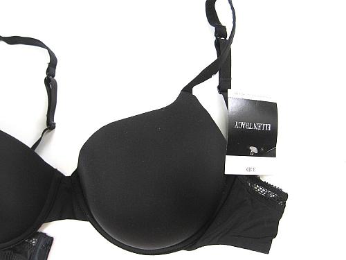 XB091 Ellen Tracy NEW 59306 Embroidered Wing Tops Seamless Demi Contour UW Bra