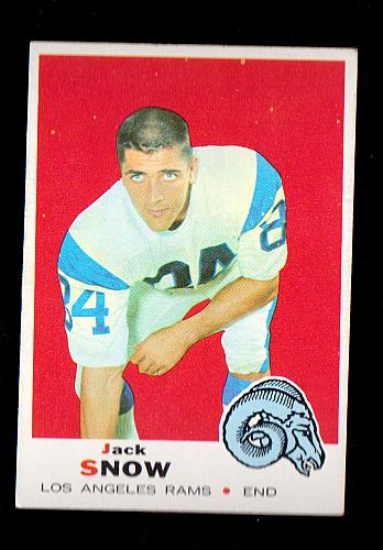 1969 Topps Football #256 Jack Snow NM-MT