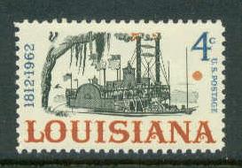 1197 4c Louisiana Fine MNH Plt/4 UL 27184 F00554