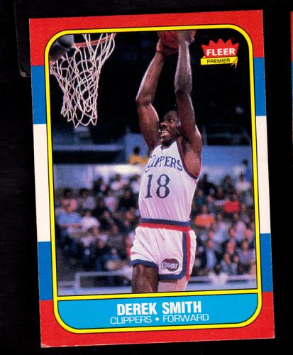 1986 Fleer #103 Derek Smith Clippers NM-MT