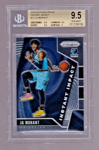 2019-2020 Panini Prizm Instant Impact Ja Morant Rookie BGS 9.5 Gem Mint