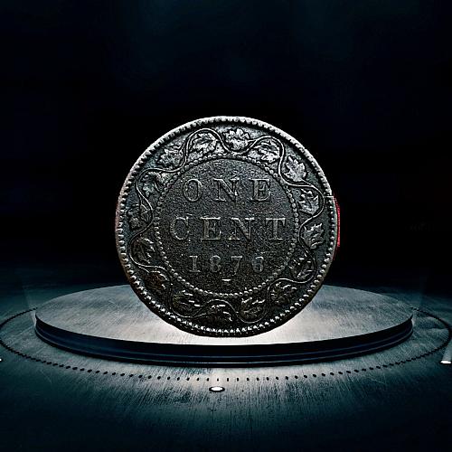 🇨🇦 1876 H Canada 1 Cent Rare Coin World HIGH GRADE🎰💵💸💰💰💰