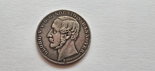1865 B Hannover - Waterloo Silver Commemorative