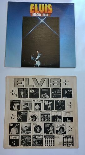 Elvis Presley Moody Blue LP RCA AFL1-2428 Blue Vinyl