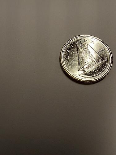 1999 CANADA 10 CENTS SILVER DIME COIN OLD EFFIGY QUEEN