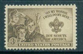 995 3c Boy Scouts Fine MNH