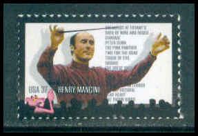 3839 37c Henry Mancini Fine MNH Plt/4 UR S111111 F12422