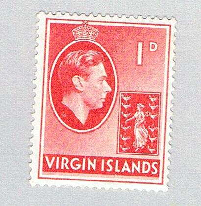 Virgin Islands 77 MLH George VI and Seal of the colony 1943 CV 1.25 (BP74904)