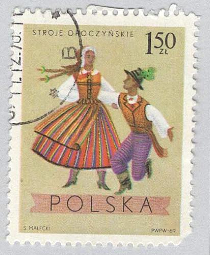Poland Costumed Dancers Used (BP93002)