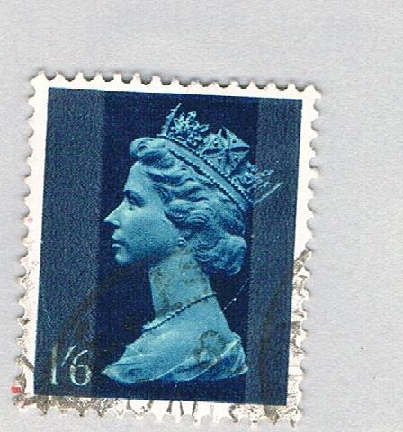 Great Britain Used QEII bl grey 1s6 2 (BP72442)
